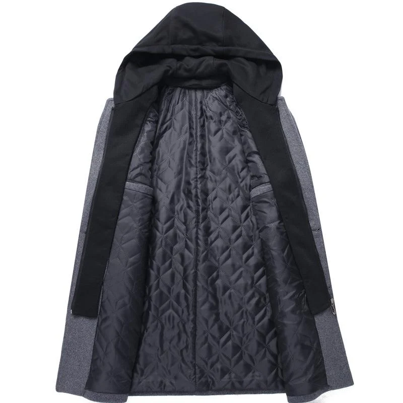 Men's Trend Casual Wool Coat - Image 3