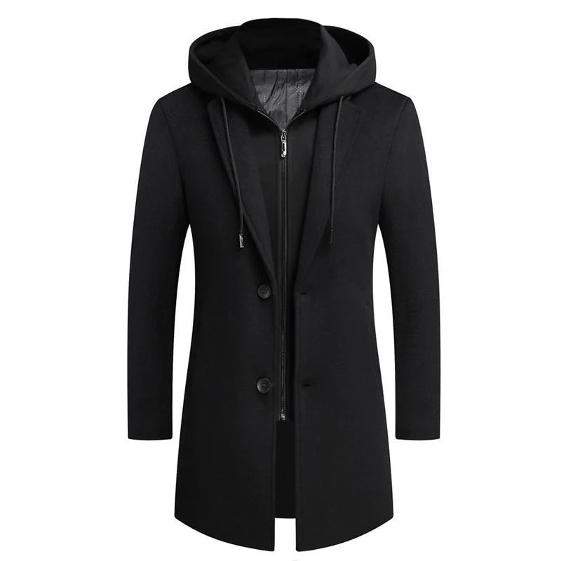 Men's Trend Casual Wool Coat - Image 4