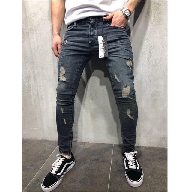 Hip Hop Jeans Pants For Men - Image 4