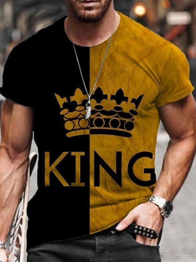 Men's Imperial Crown Print T-Shirt - Image 2