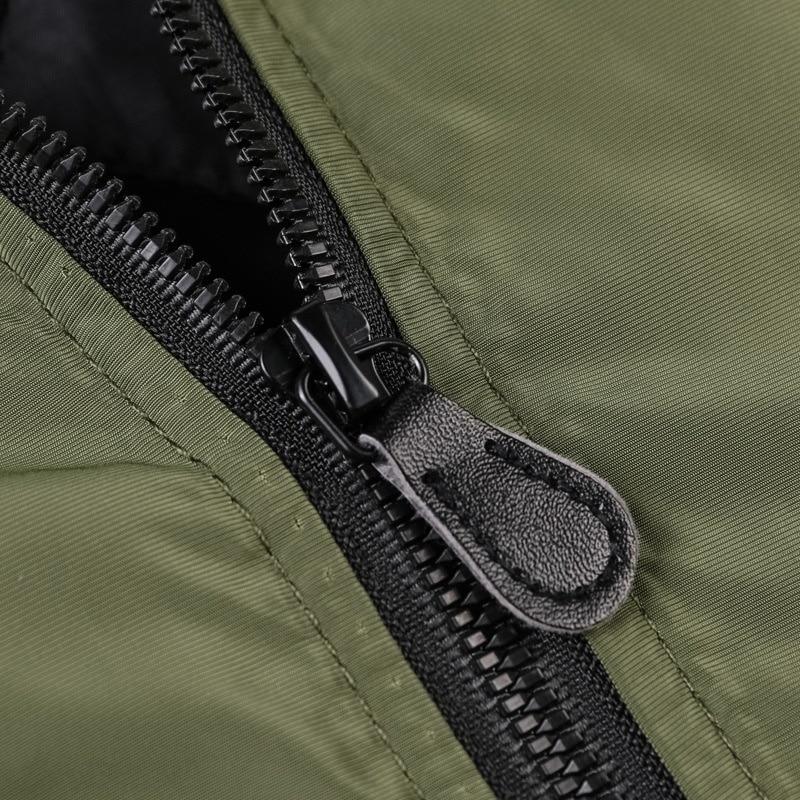 Men ' s Military Bomber Jackets Men Casual Solid Zipper Pilot Jacket New Thin Stand Collar Male Coat Slim Fit - Image 8