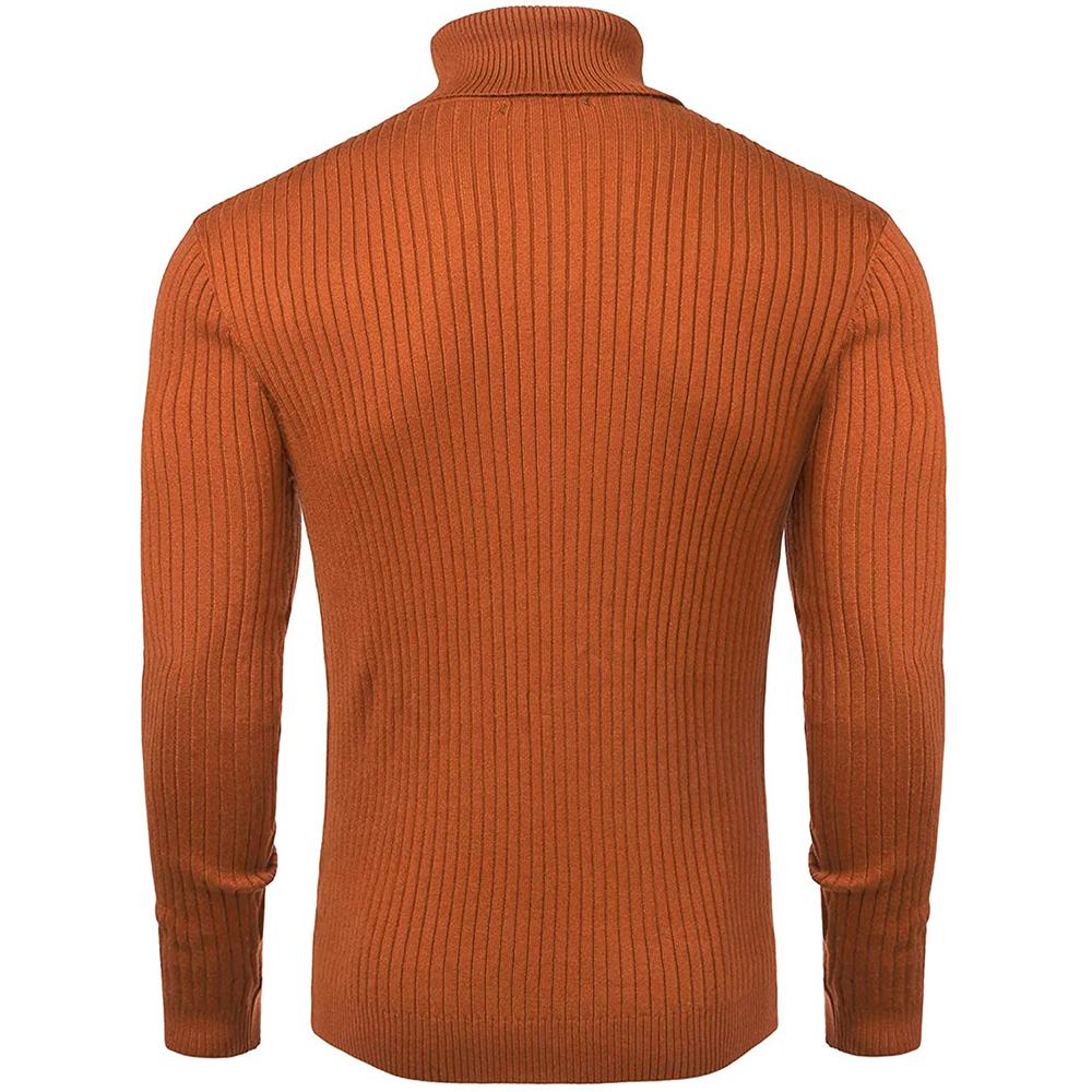 Men's Turtleneck Sweater Slim Sweater - Image 15