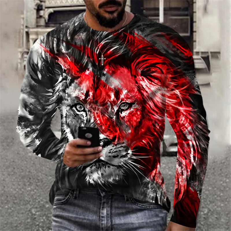 Men's 3D Abstract Print T-Shirt