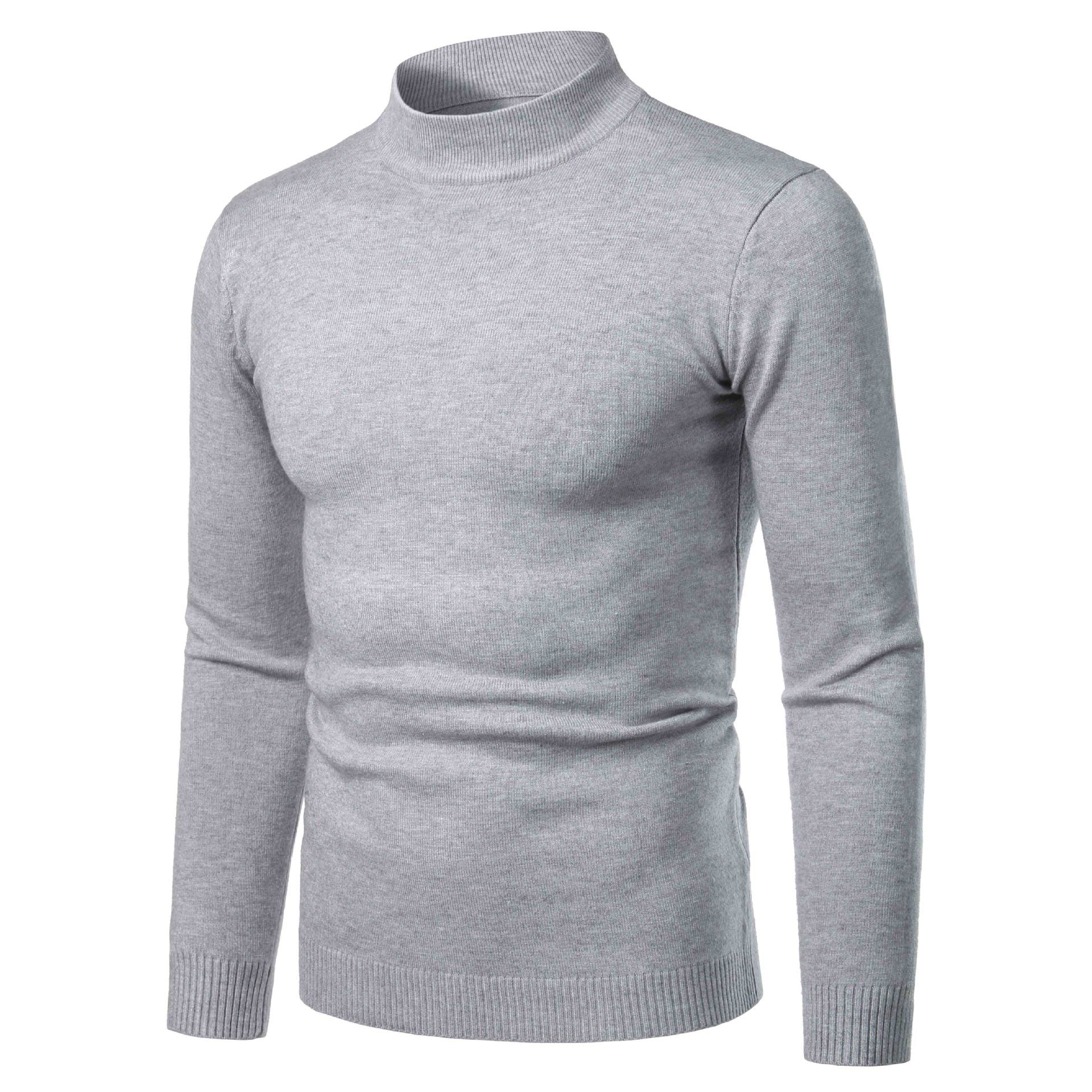 Mens Black Pullover Sweater - Image 3