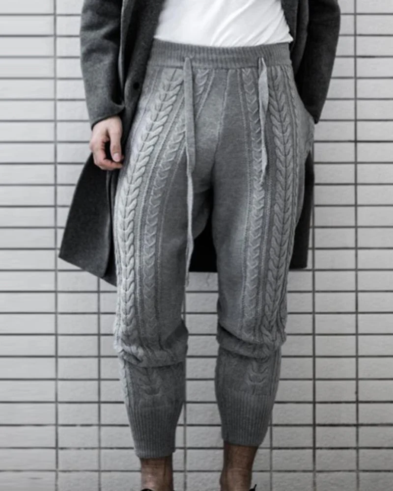 Men's casual sweater and warm trousers - Image 2