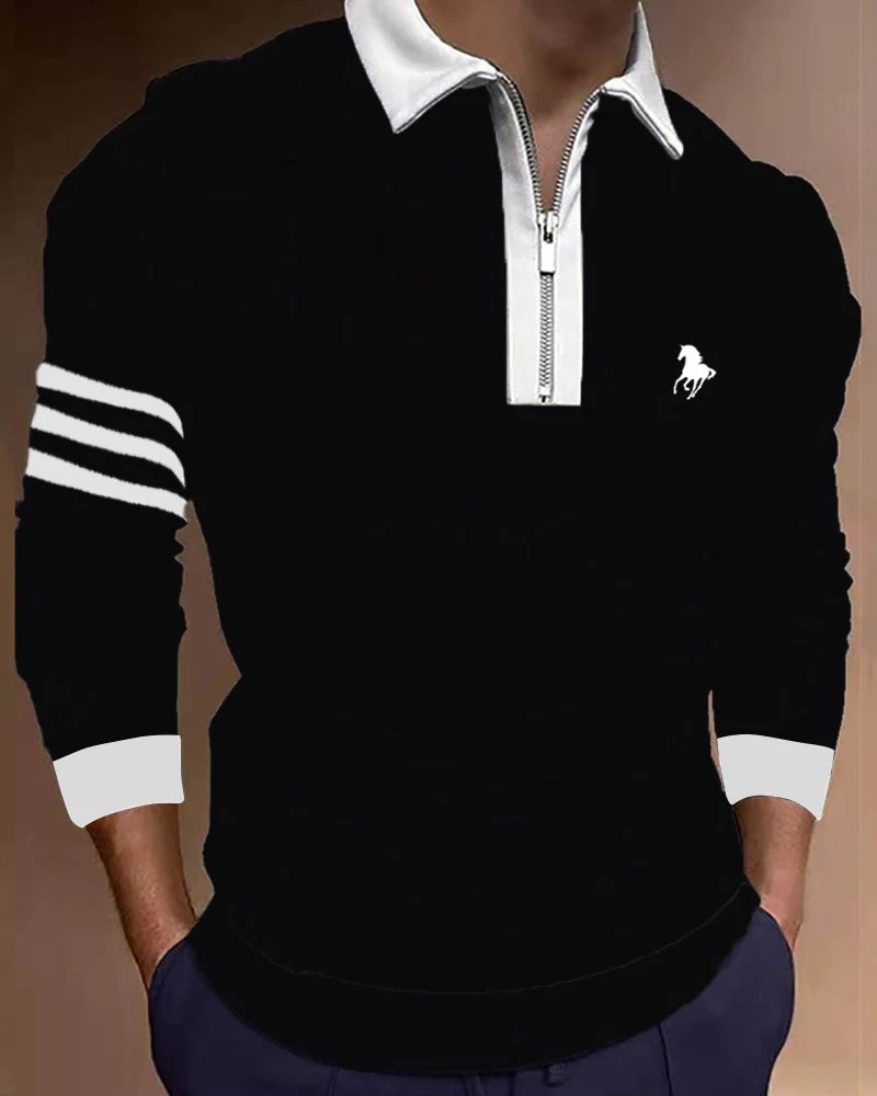Men's Classic Lapel Polo - Image 2