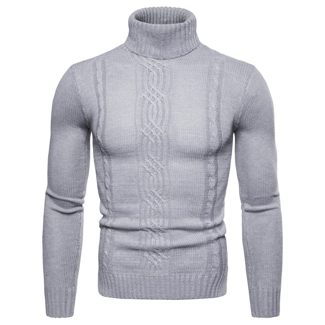 Mens Fashion Classic Jacquard Pullover Sweater - Image 5