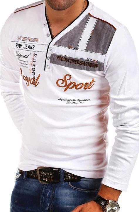 Men's Fashion Polo shirt long sleeve - Image 5