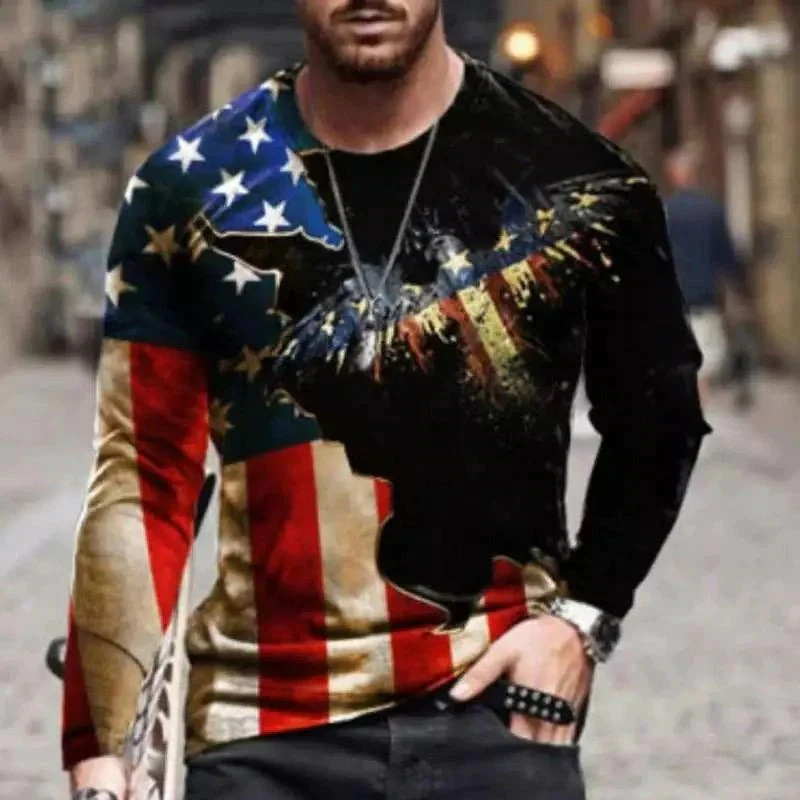 Men's American Eagle flag short sleeve - Image 7