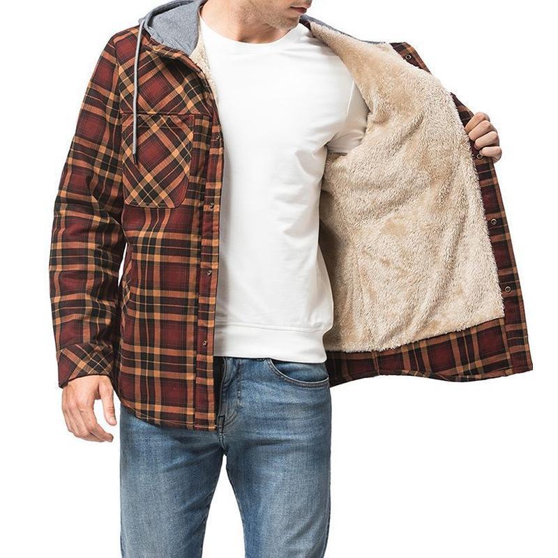 Plaid Patchwork Jacket - Image 5