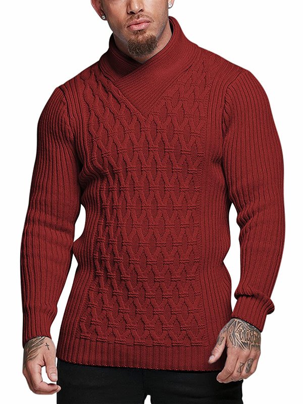 Men's knitted pullover sweater - Image 2