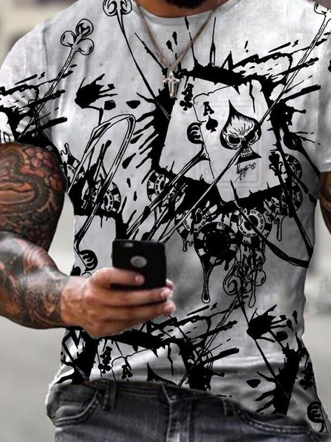 Men's Personality Printed T-shirt - Image 2