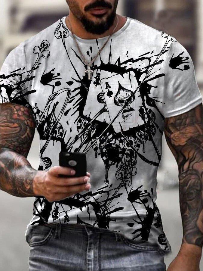 Men's Personality Printed T-shirt - Image 3