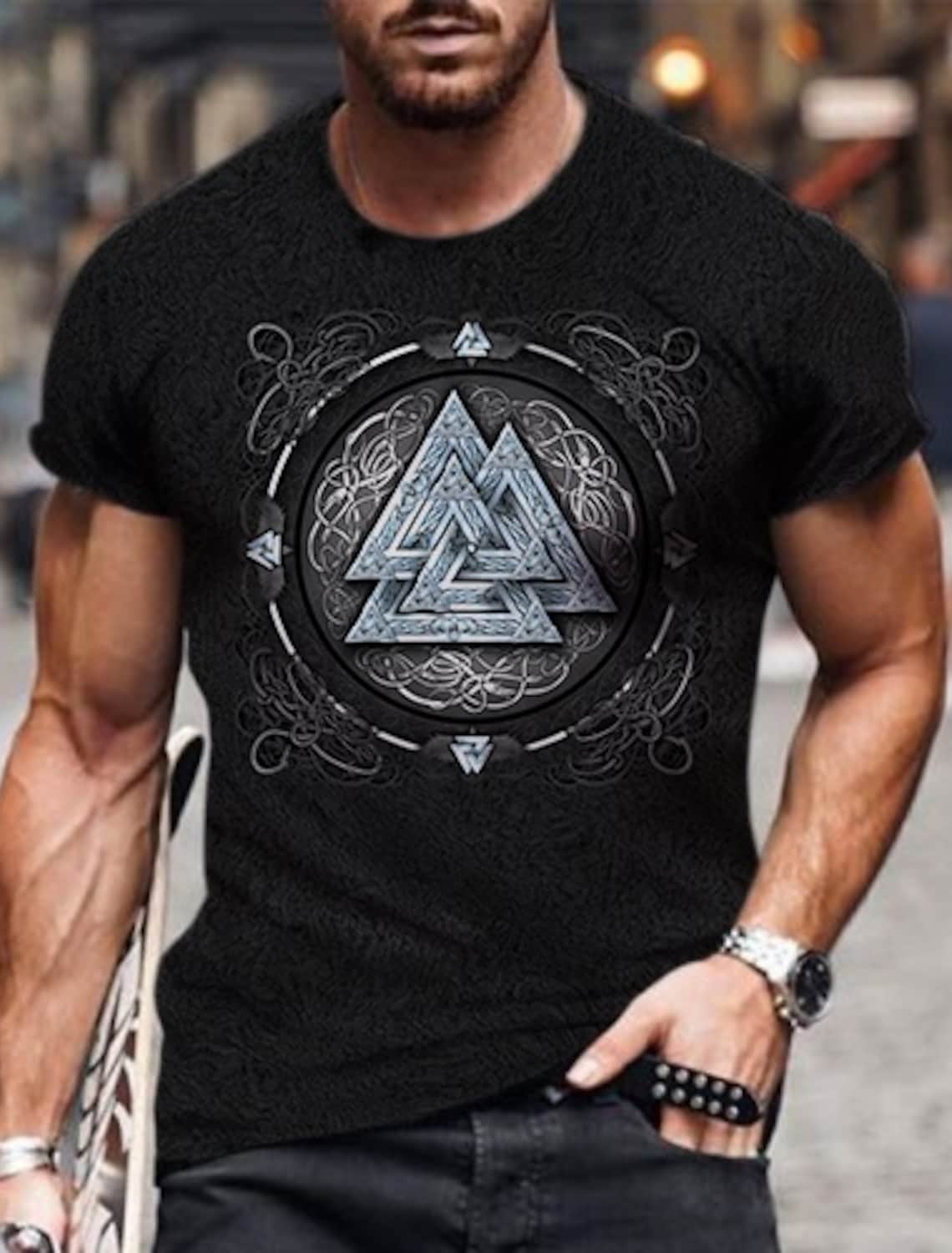 Men's Tee T-shirt Shirt 3D Printing Geometric Graphic Prints Plus Size Zero two 3D Short Sleeve Casual Tops - Image 2