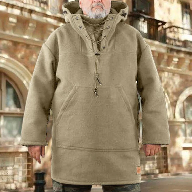 Men's wool thick coat - Image 3