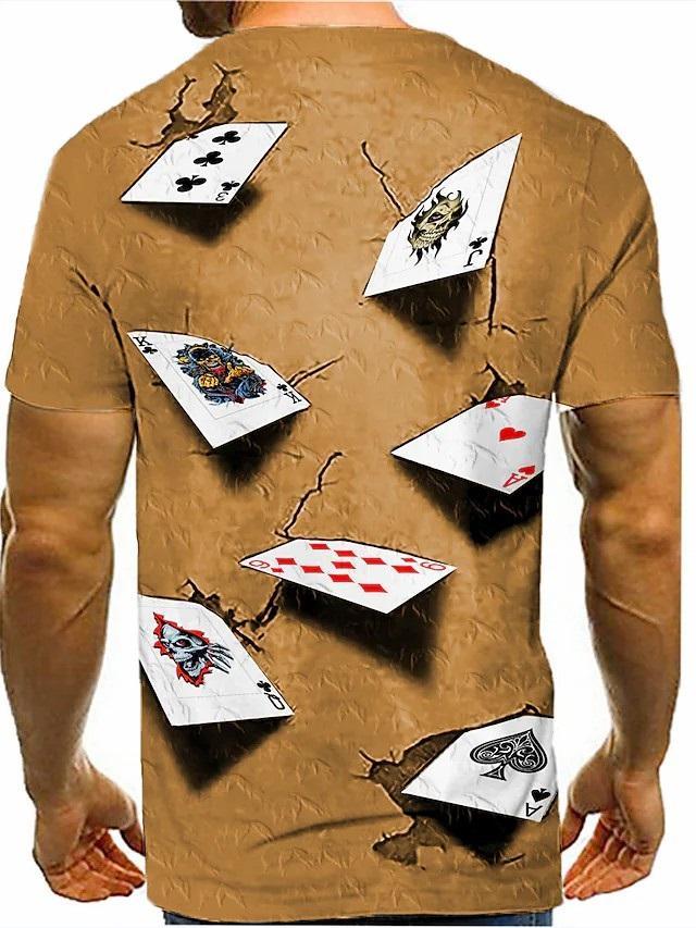 New Men's T shirt 3D Print Graphic Short Sleeve Daily Tops Round Neck - Image 7
