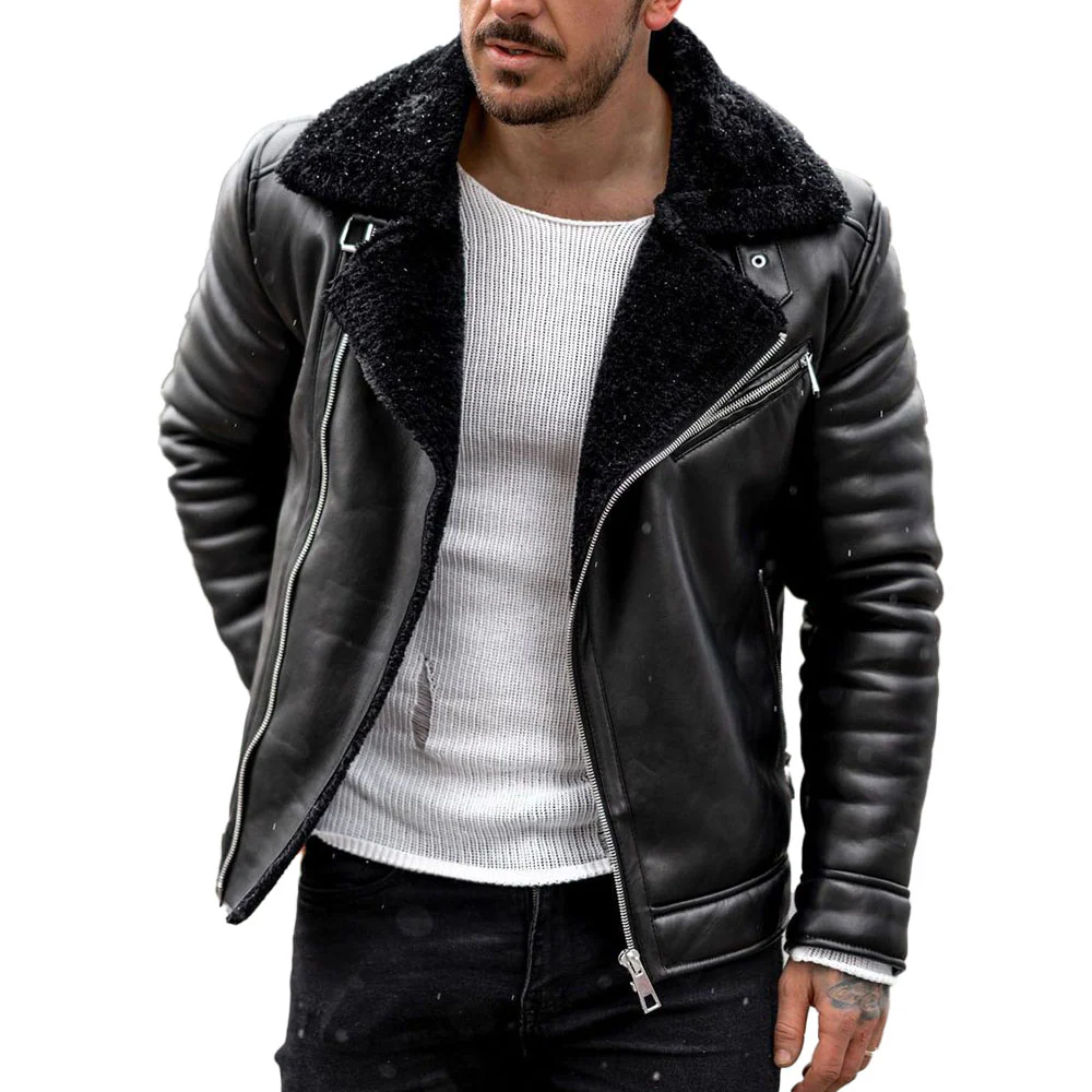 Plain Lapel European Men's Jacket - Image 3