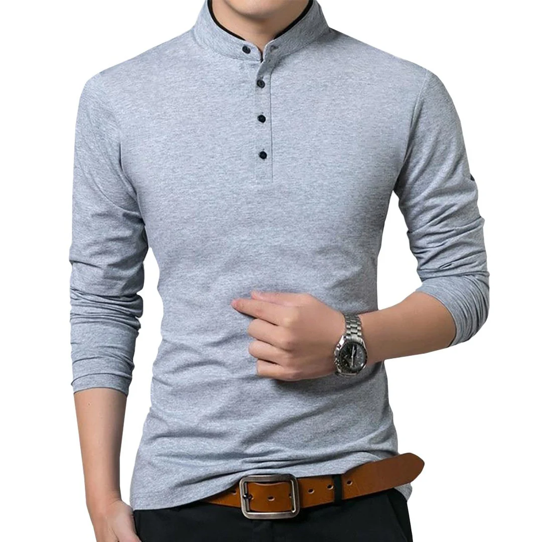 Pologize Business Mandarin Collar Polo Shirt - Image 4