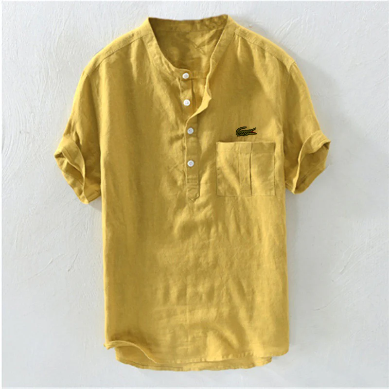 Pre-sale men's casual art print T-shirt - Image 4