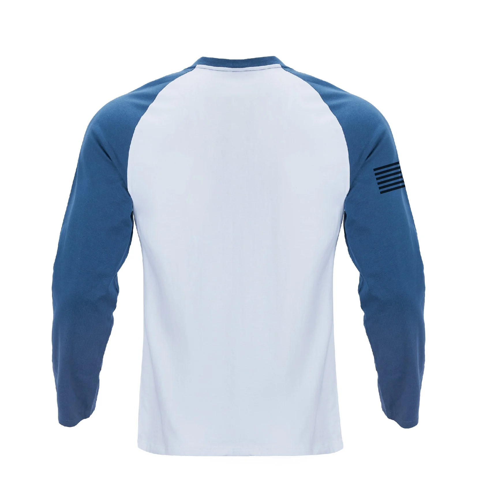 Men's Patriotic American Flag Raglan Sleeve Long Sleeve T-shirts - Image 2
