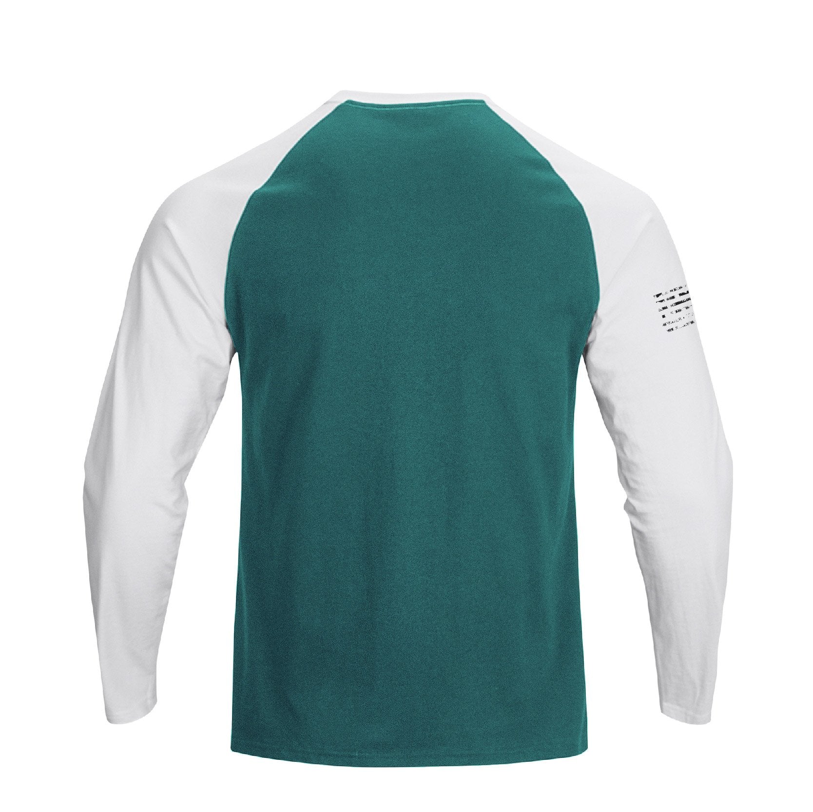 Men's 100% Cotton Patriotic American Flag Raglan Sleeve Long Sleeve Graphic T-shirts - Image 2